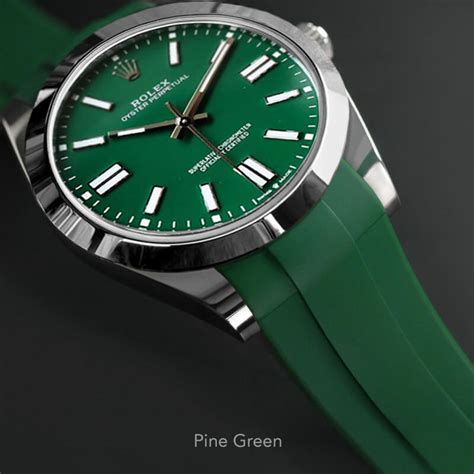 rolex oyster perpetual 41 rubber strap|rolex oyster perpetual metal strap.